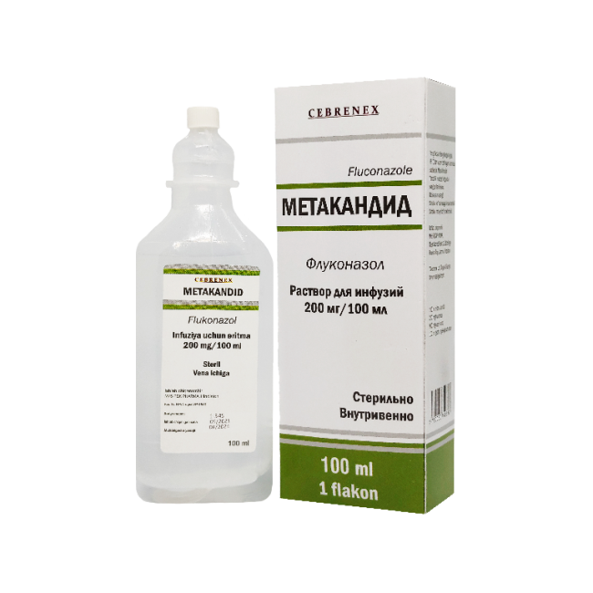 METAKANDID infuzion eritmasi 200mg/100ml 100ml N1