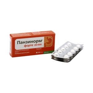 PANZINORM FORTE 20000 tabletkalari N10