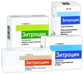 ZITROCIN tabletkalari 250 mg N6