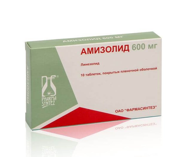 AMIZOLID tabletkalari 600 mg N10