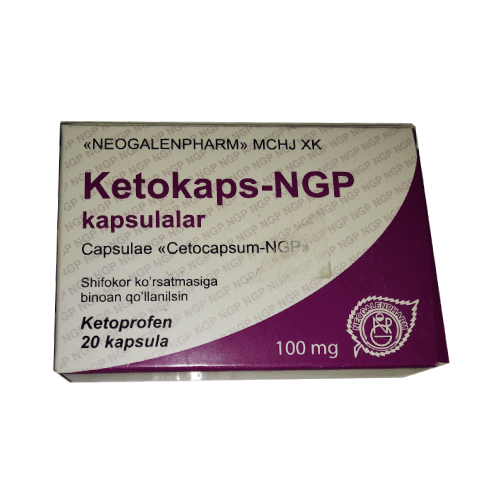 KETOCAPS NGP kapsulalari 50 mg N30