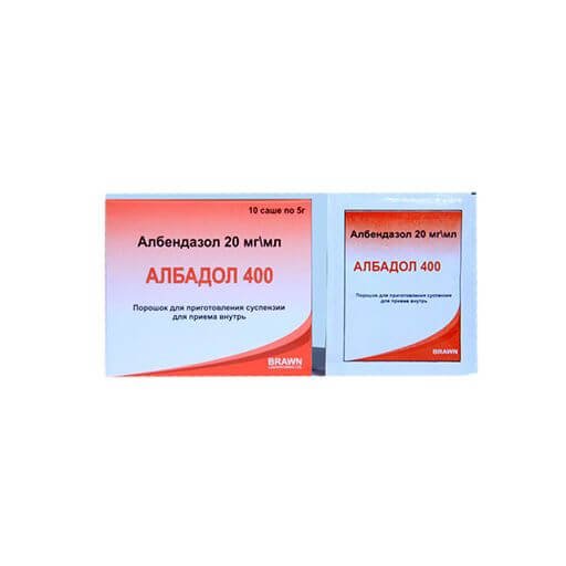 ALBADOL 400 kukuni 400 mg N10