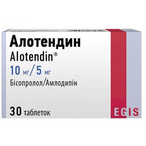 ALOTENDIN tabletkalari 5 mg/10 mg N30