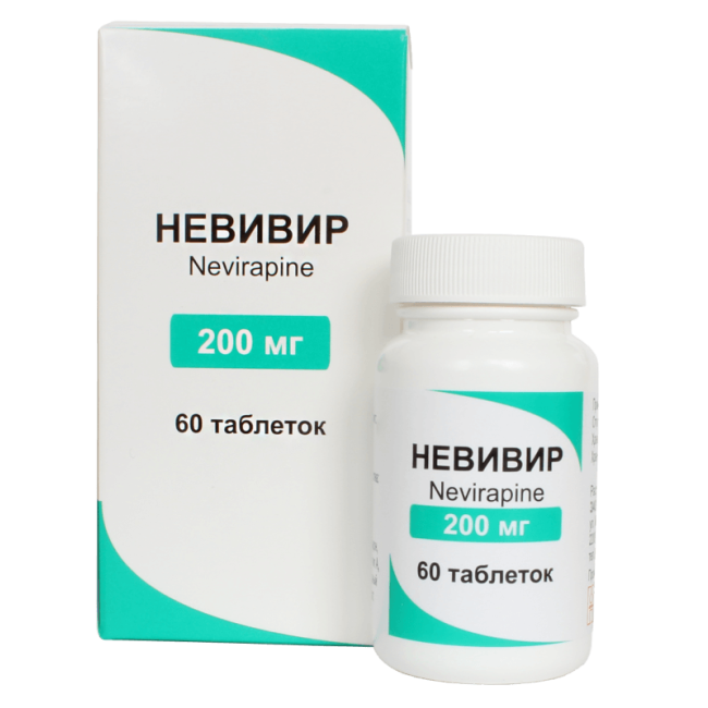 NEVIVIR tabletkalari 200 mg N60