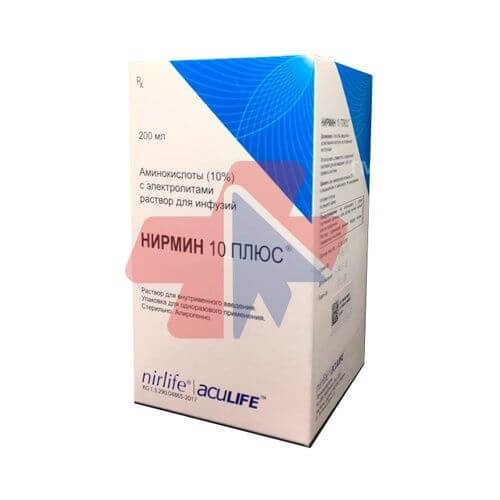 NIRMIN 10 PLUS infuzion eritmasi 500ml 10%