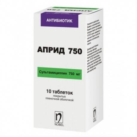 APRID planshetlari 750 mg N10