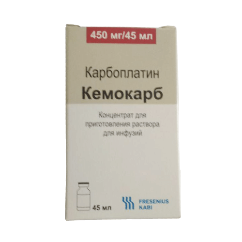 KEMOCARB konsentrati 450 mg/45 ml