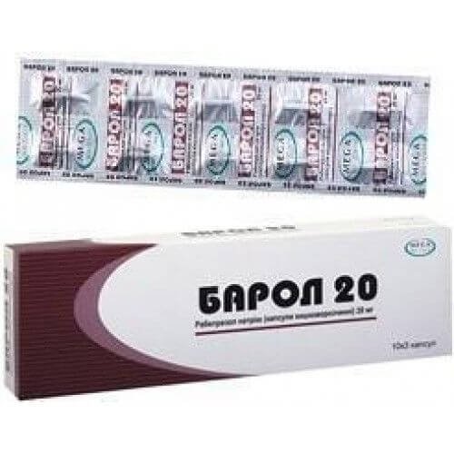 BAROL 20 kapsulalar 20 mg N30