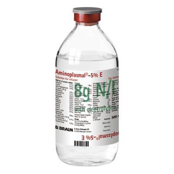 AMINOPLASMAL B..BROWN infuzion eritmasi 500ml 5%