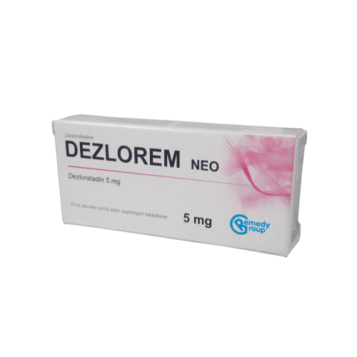DEZLOREM NEO tabletkalari 5 mg N10
