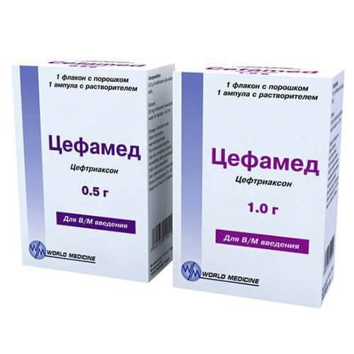 ЦЕФАМЕД порошок 1,0г N1