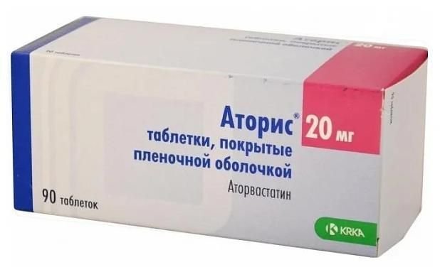 АТОРИС 0,02 таблетки N90