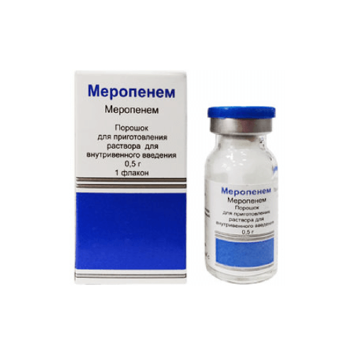 МЕРОПЕНЕМ порошок 500мг N1