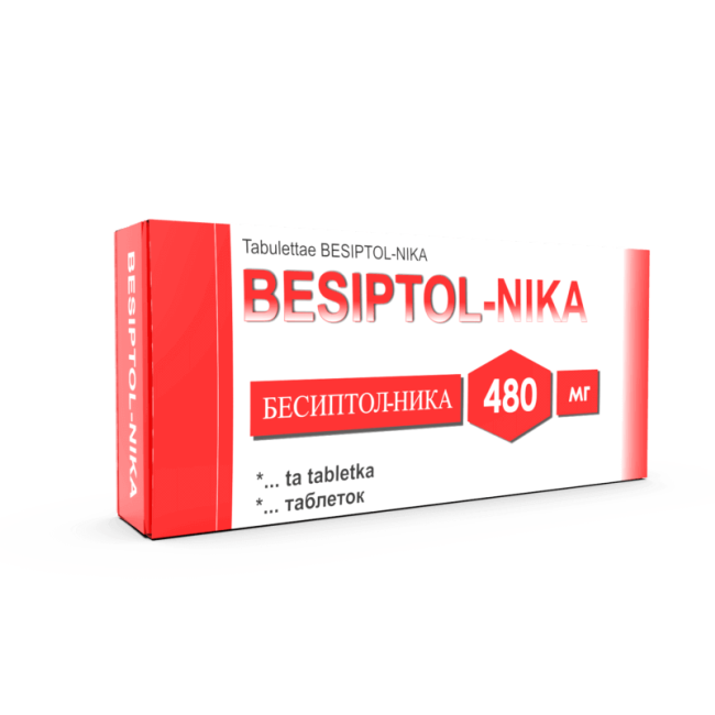 BESIPTOL NIKA tabletkalari 480 mg N10