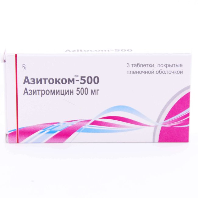 AZITOKOM 250 kapsulalar 250 mg N6