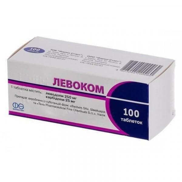 LEVOKOM planshetlari 250 mg/25 mg N100