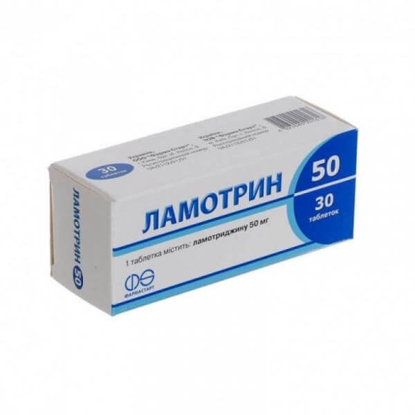 LAMOTRIN tabletkalari 50 mg N30