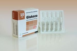 GLUKOZA qarshi eritmasi 5ml 40% N5