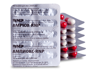 AMPIOX RNP kapsulalari 250 mg N20
