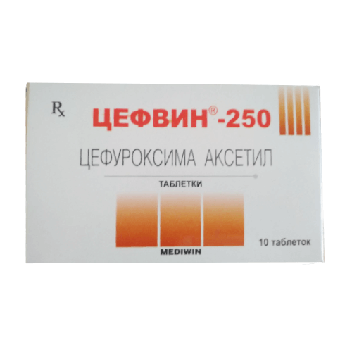 CEFVIN tabletkalari 500 mg N10