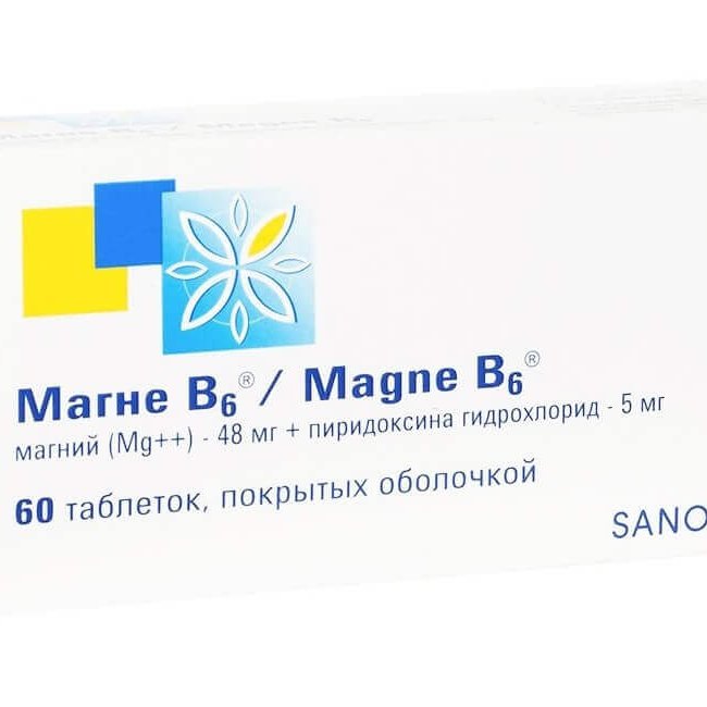 МАГНЕ В6 таблетки N60