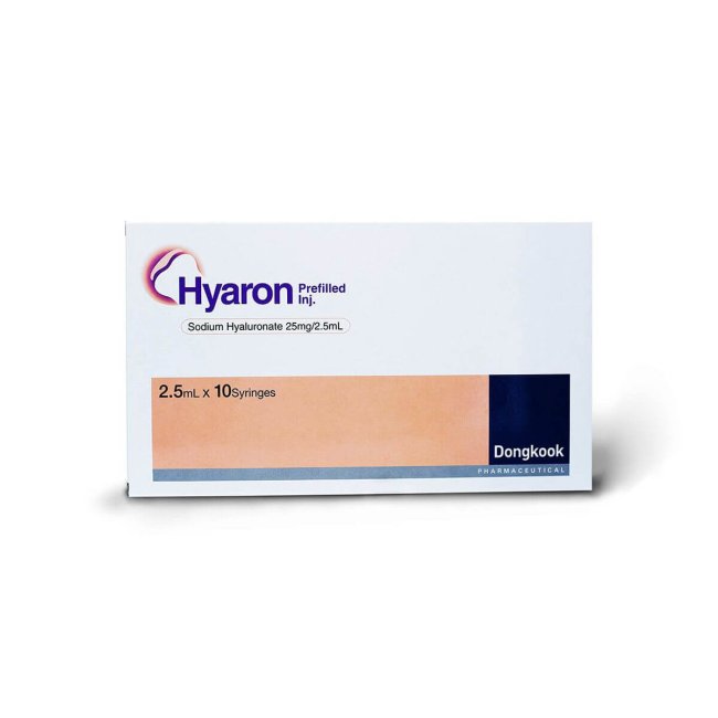 HYARON PREFILLED INJECTION in&#39;ektsiya eritmasi 2,5ml 25mg/2.5ml N10