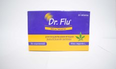 D.R. FLU tabletkalari 600 mg N20