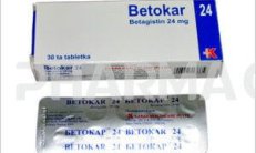 BETOKAR24 tabletkalari 24 mg N30 rasm